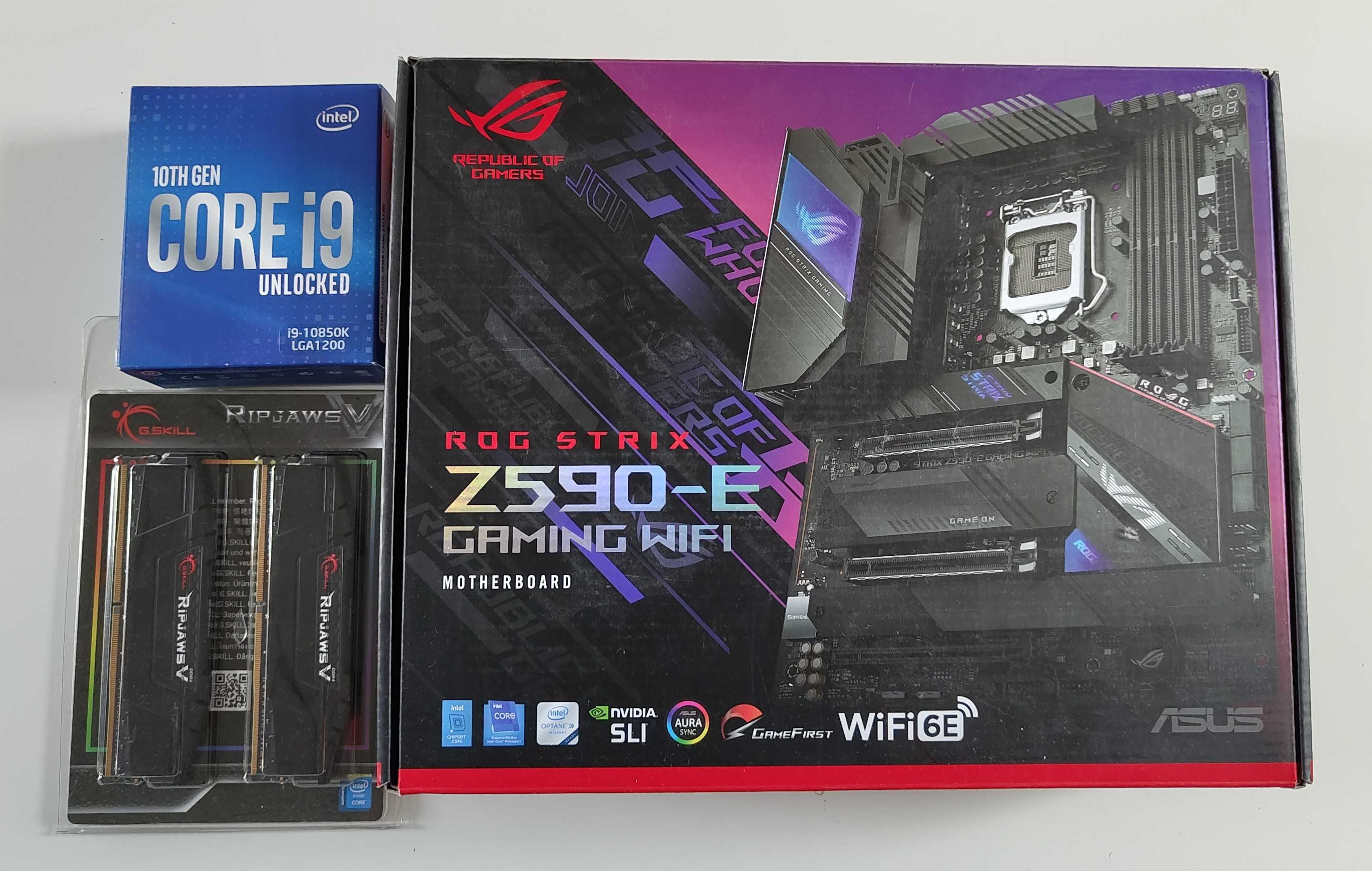 Komputer stacjonarny ROG Strix Z590-E WiFi, i9 10850k, 32GB RAM, 750W