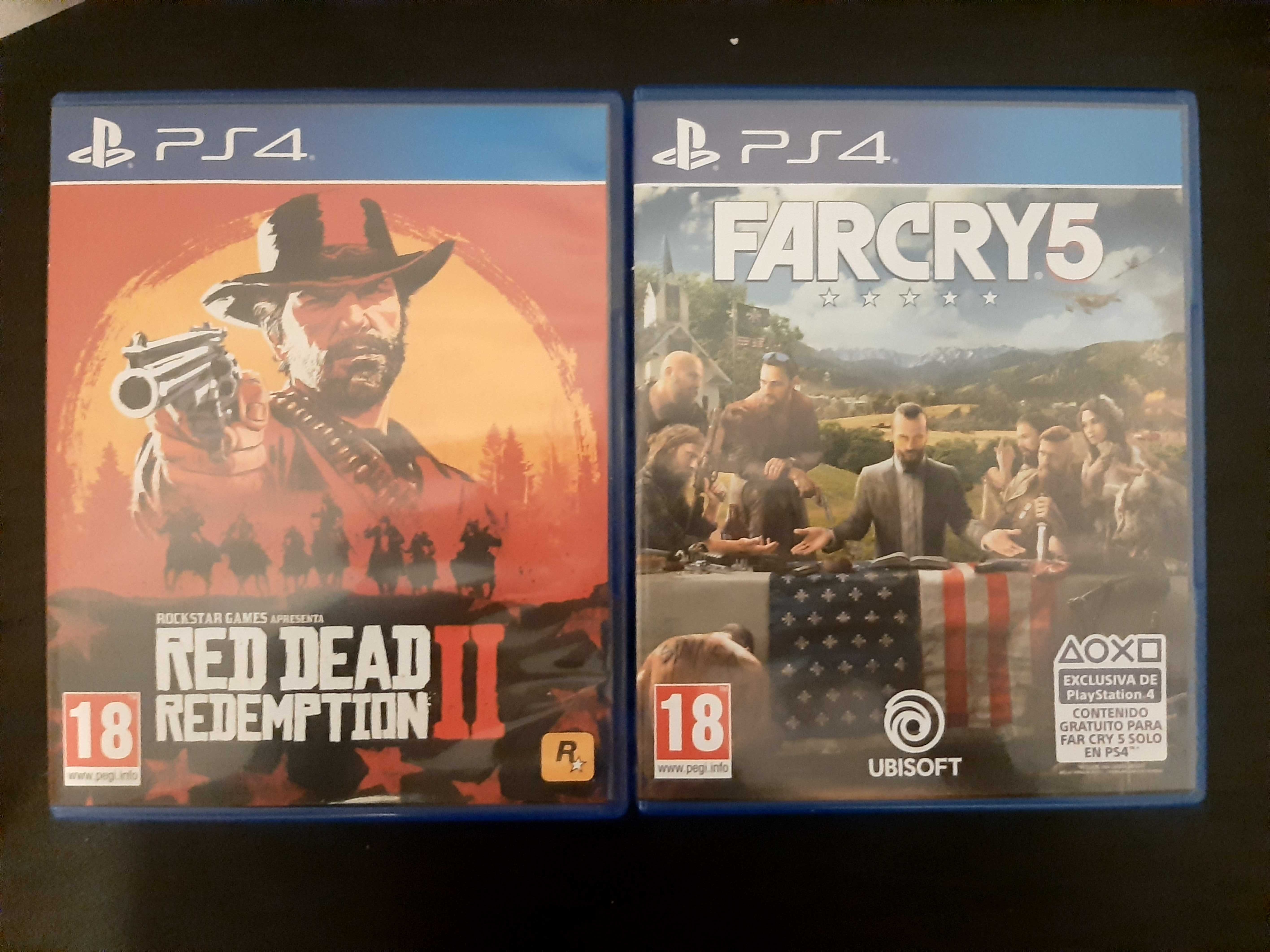 PlayStation 4 1TB+2Comandos+Red Dead Redemption 2+Farcry5