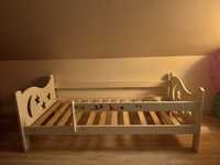 Oddam pilnie! Solidne drewniane łóżko dziecięce 80x160