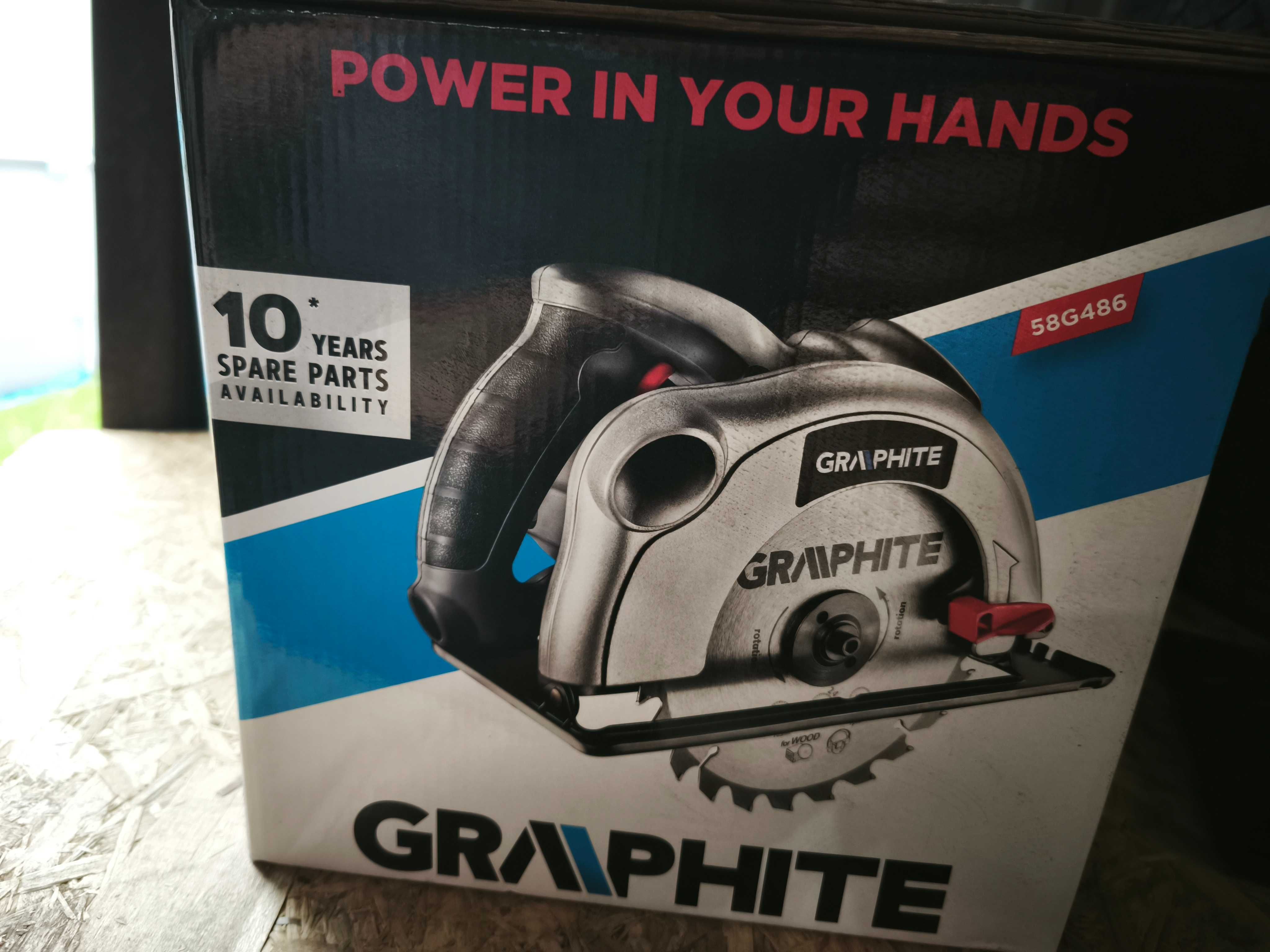 GRAPHITE Zagłębiarka 1200 W  Piła / Pilarka NOWA raz użyta dobra cena.