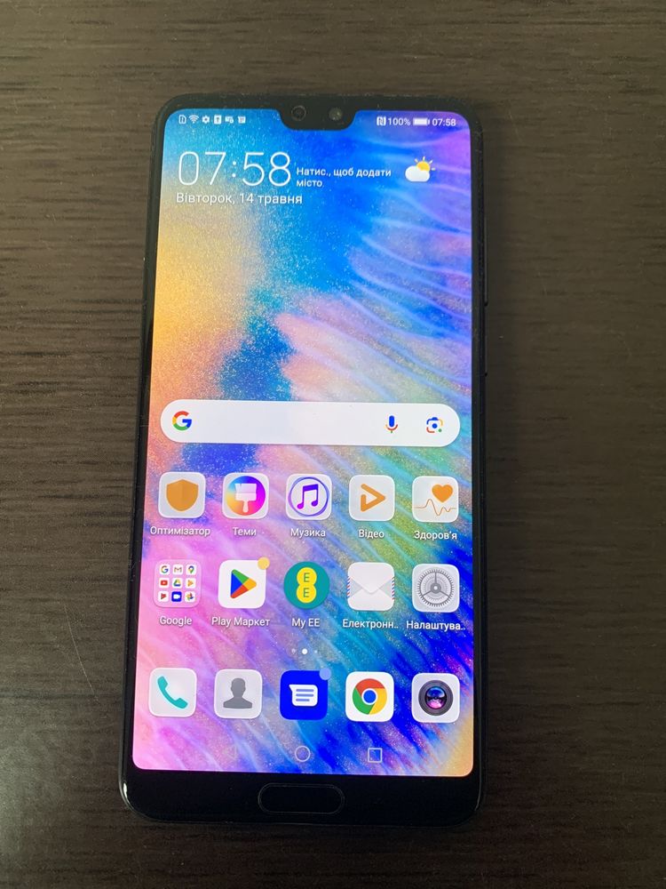 Телефон Huawei P20 Pro 6/128 gb