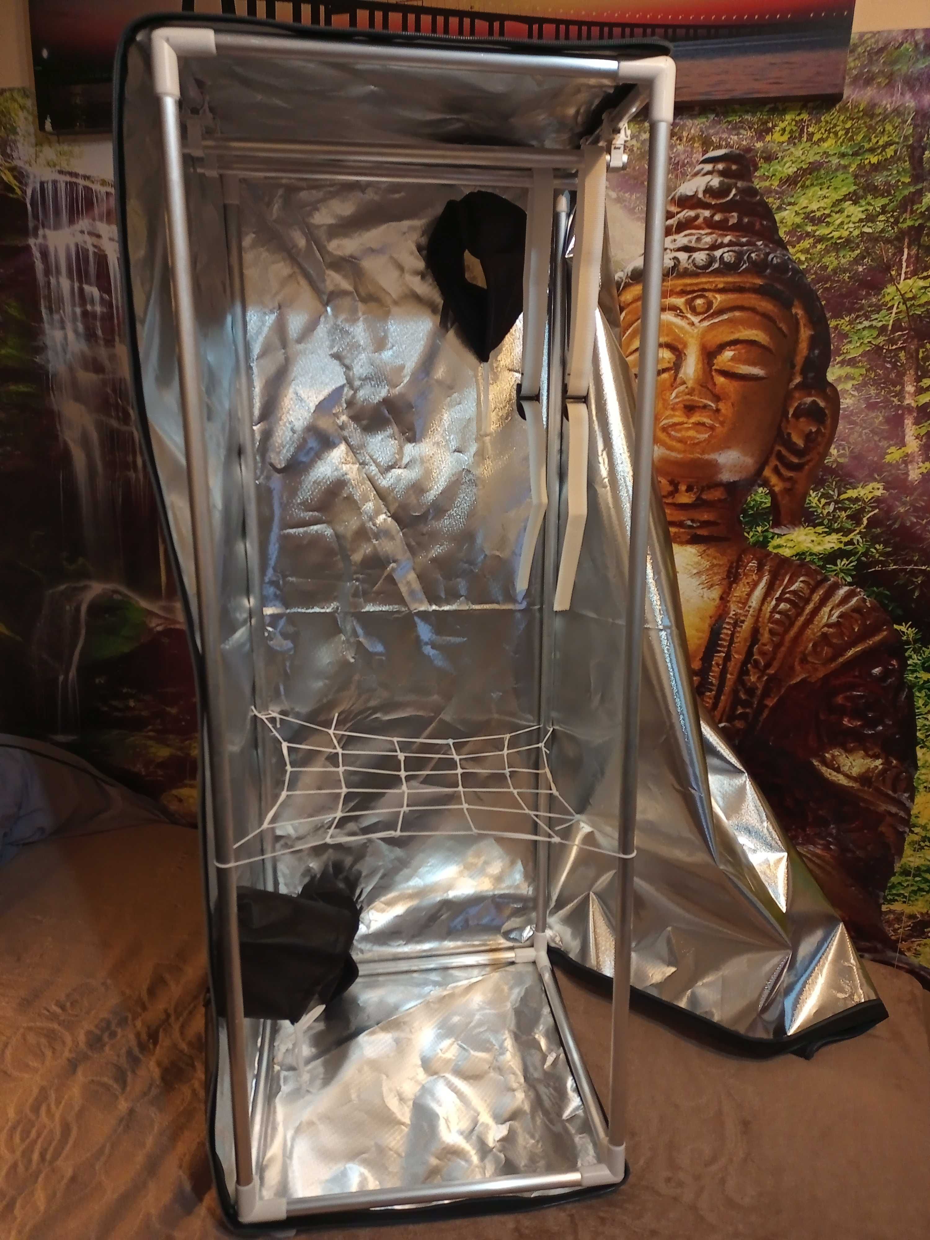 Growbox 50x50x120 mylar tytoń zioła led hps cbd thc szklarnia foliak