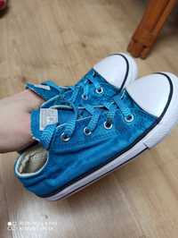 Trampki krótkie Converse brokatowe r 26