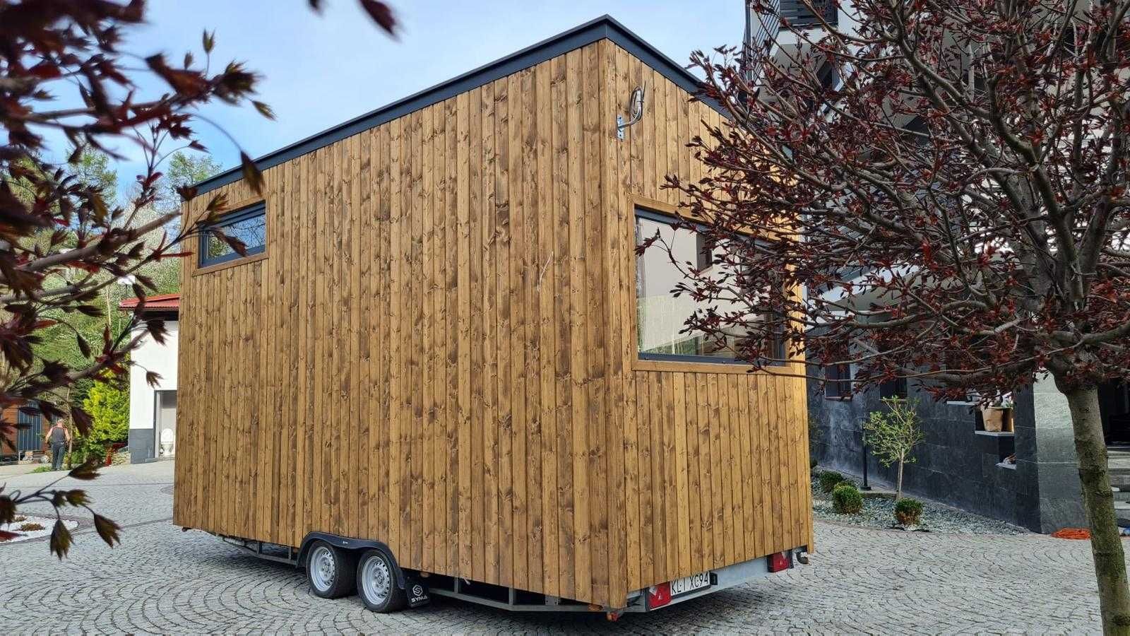 Domek mobilny Tiny House nowoczesny dom na kołach 6mx2,55m