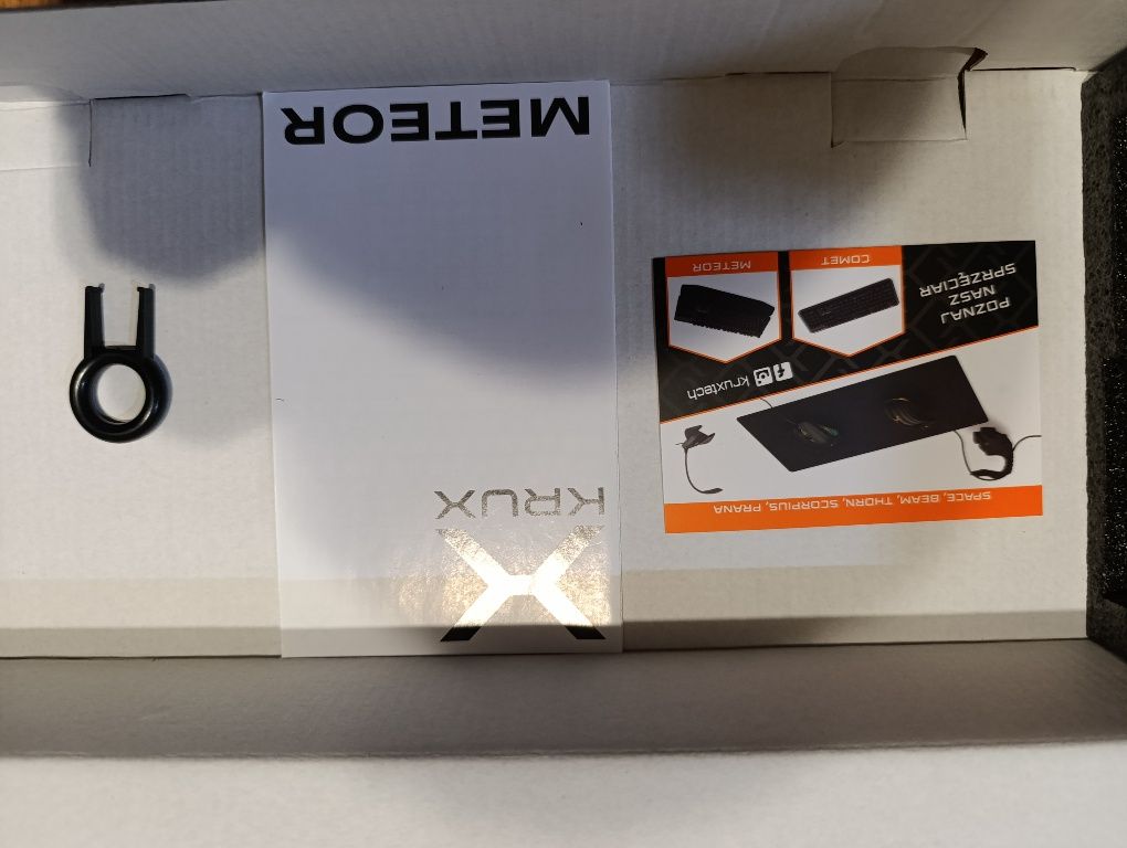 Klawiatura Krux Meteor RGB Outemu Blue