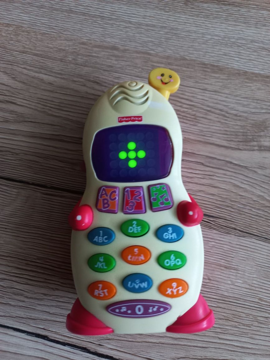 Telefon zabawka Fisher price na baterie