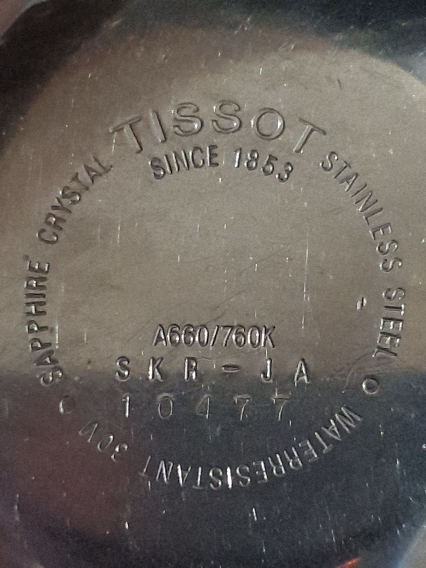 Tissot automatic 21 jewels sapfir Cristal 750cr