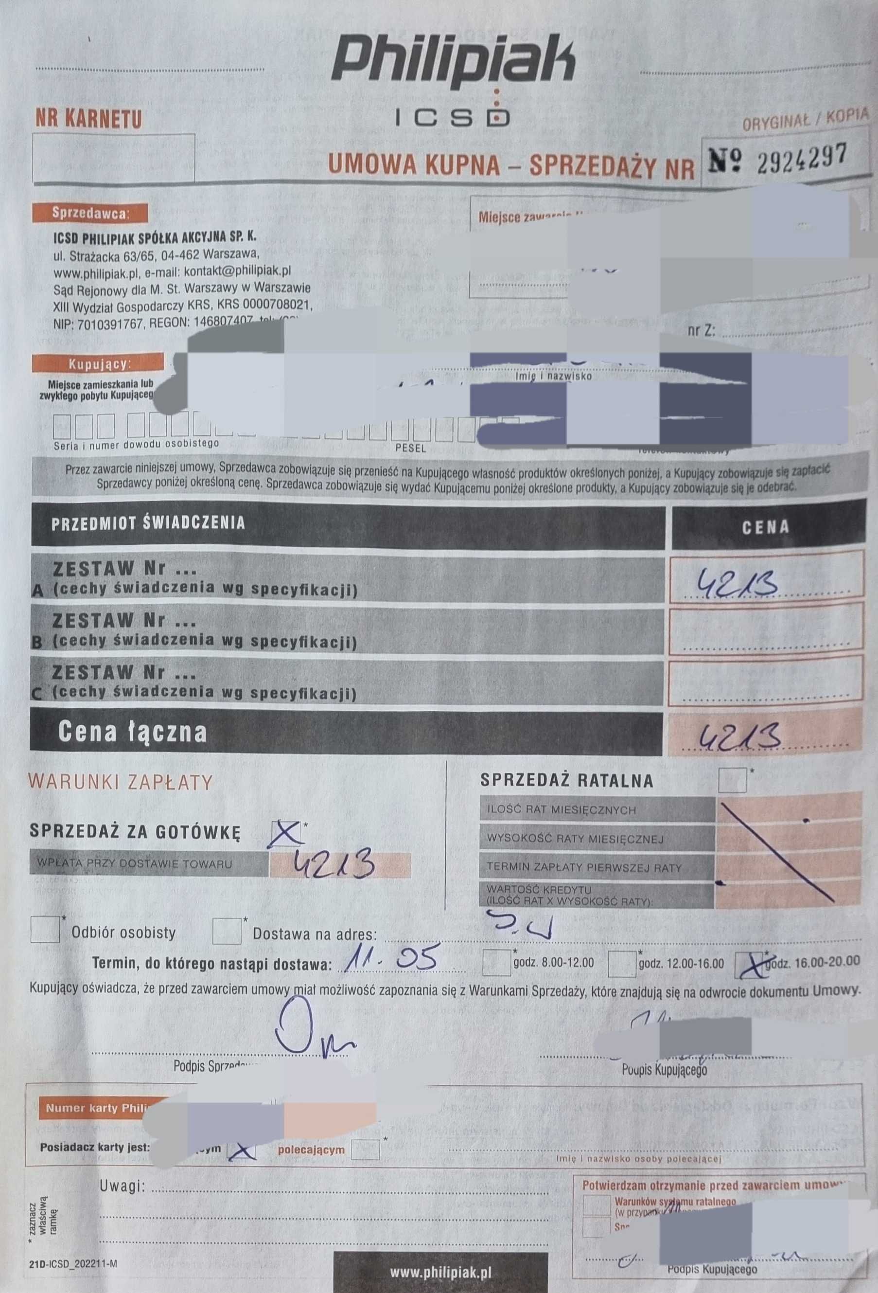 Oczyszczacz powietrza Philipiak AirPurifier KJ200F GWARANCJA