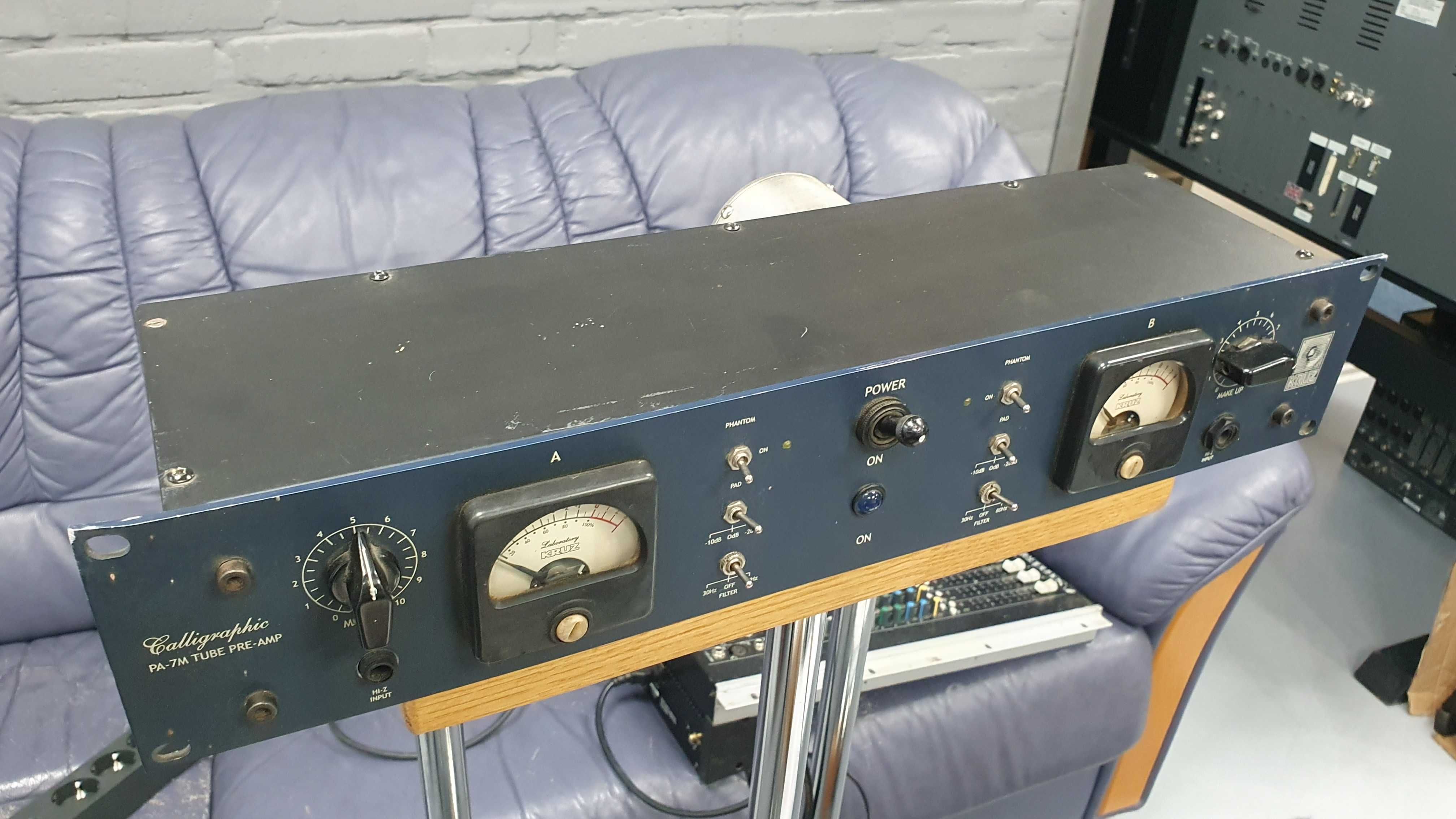 KRUZ Calligraphic PA-7M Tube PreAmp Stereo