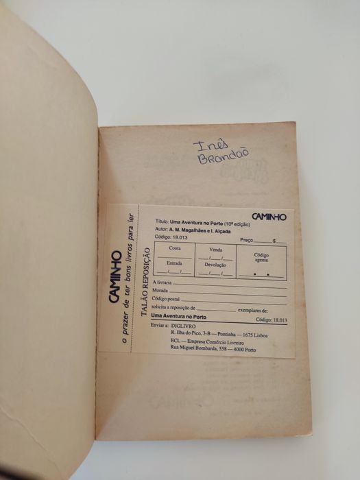 Livro uma aventura no porto - volume 13