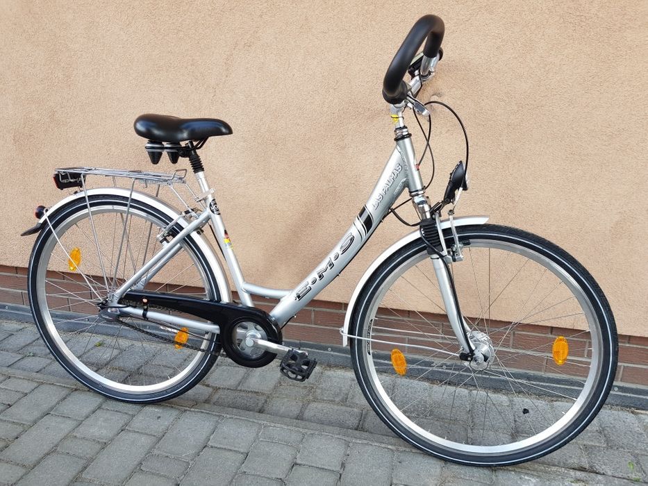 Rower damski miejski EMS Koła 28 SHIMANO aluminium okazja WYSYŁKA