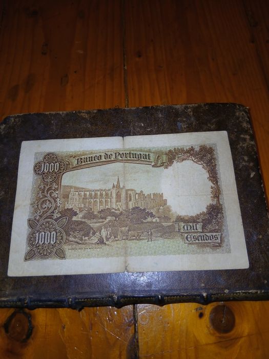 Antiga Nota De Mil Escudos