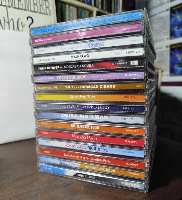 CDs Música Novelas Banda Sonora TVI SIC Disney Brasileiras TODOS=120€