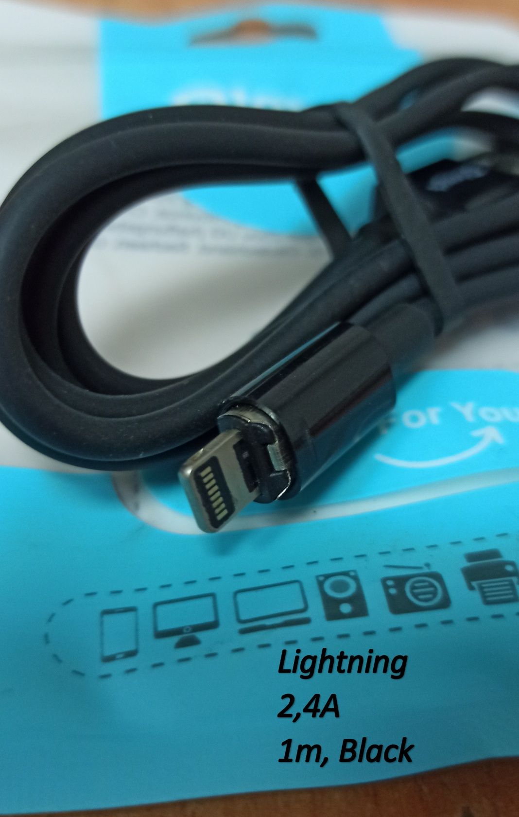 Магнітний кабель зарядки Lightning, Type C
