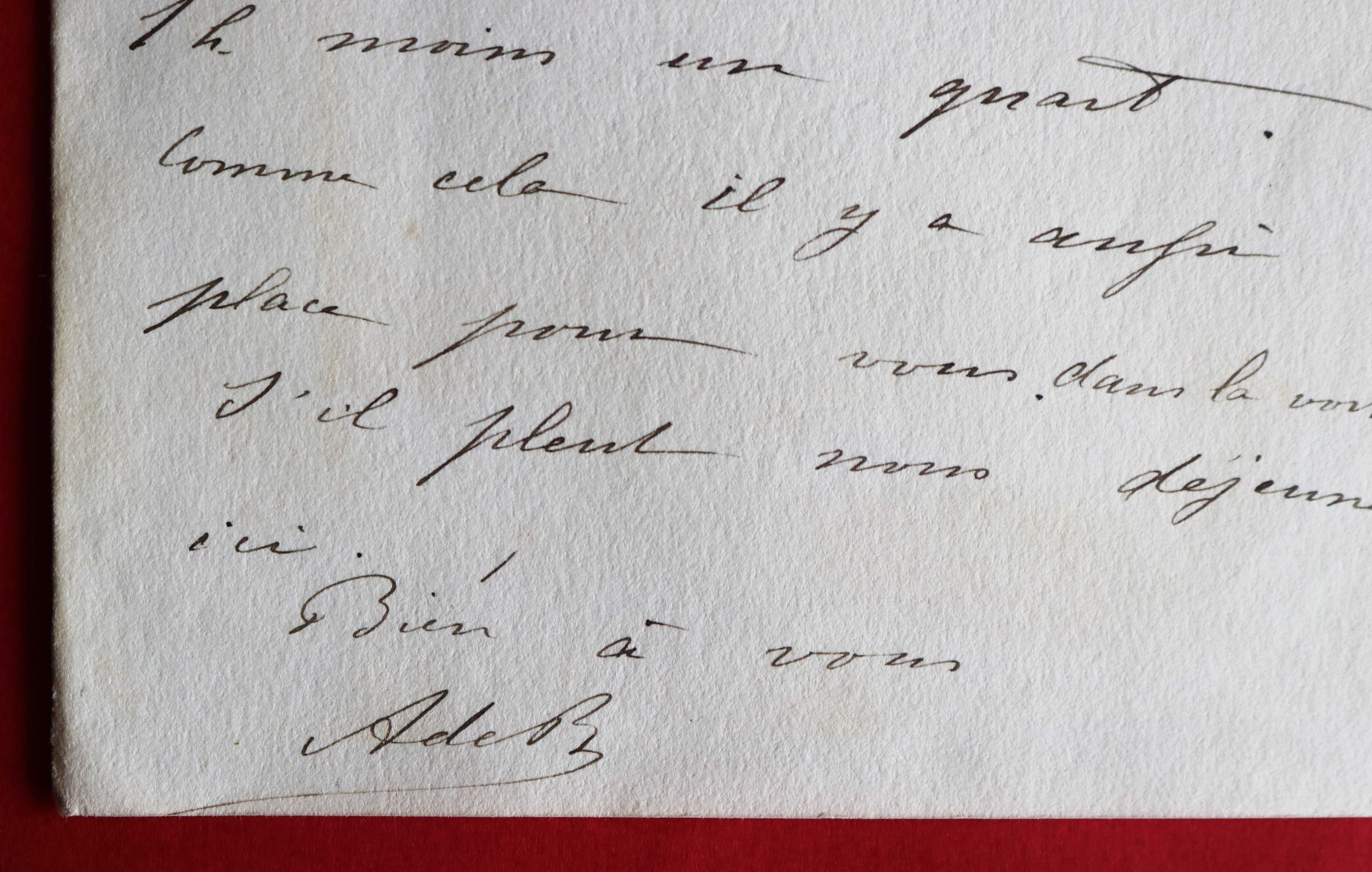 Princesa D. Amélia Duquesa de Bragança carta a Conde de S. Mamede