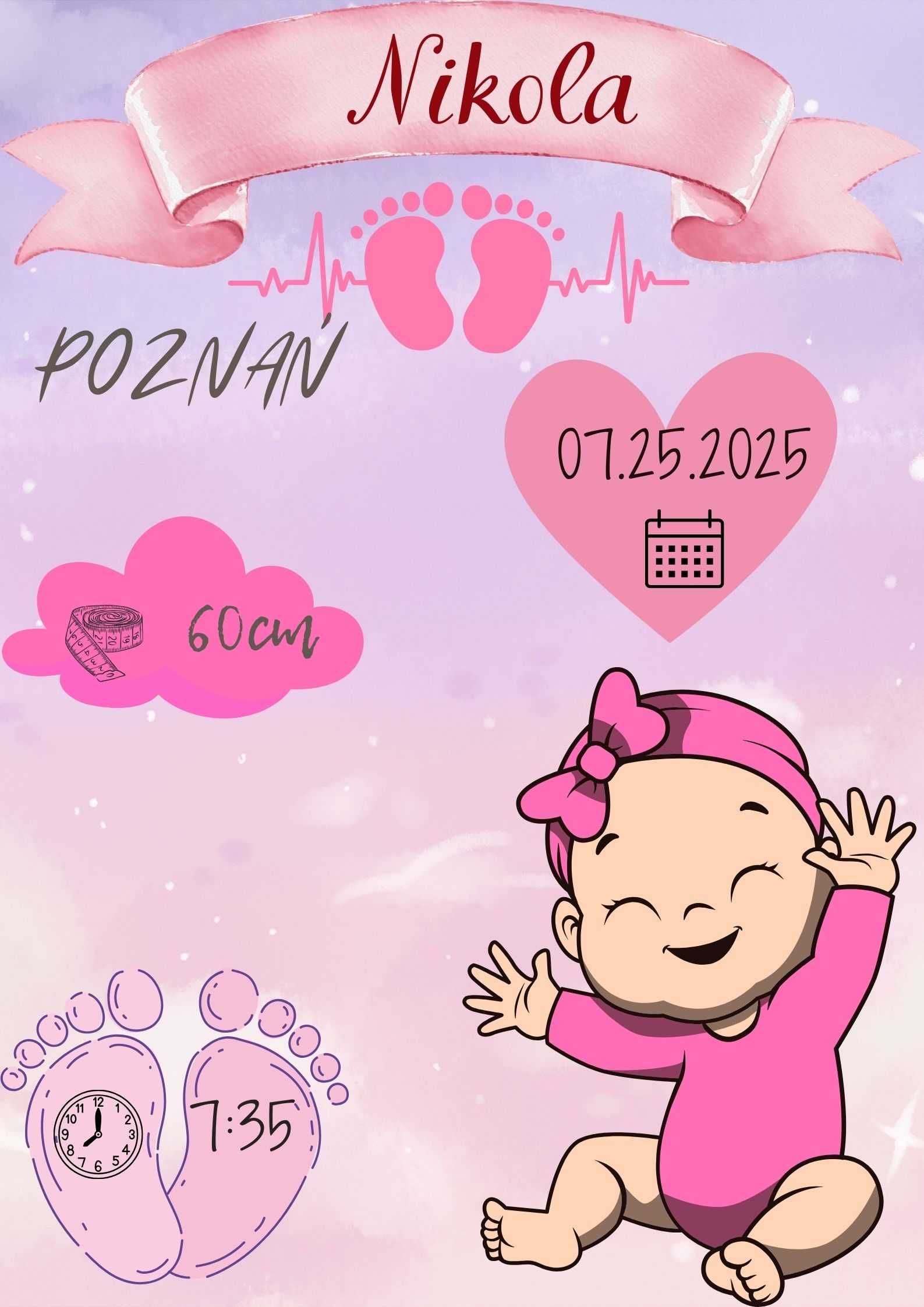 Metryczka dla dziecka