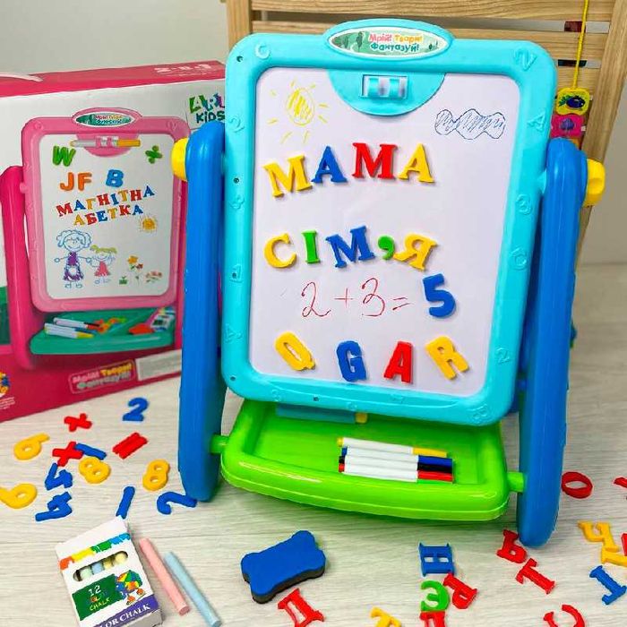 Мольберт , доска двухсторонняя магнитная