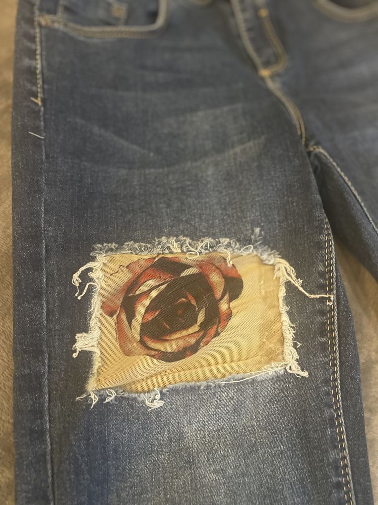 Spodnie jeans 152 denim