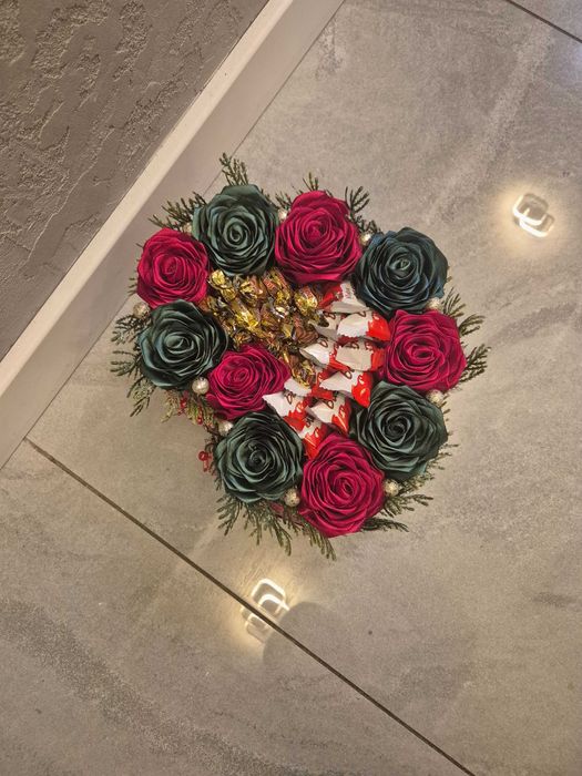 Flower box z różami