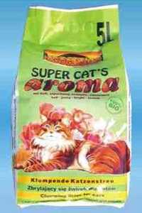 Żwirek dla kota bentonit 5 l Super Cat's Aroma