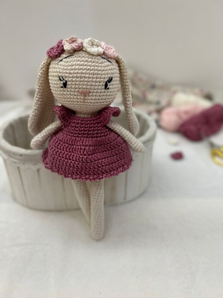 Coelhinha amigurumi