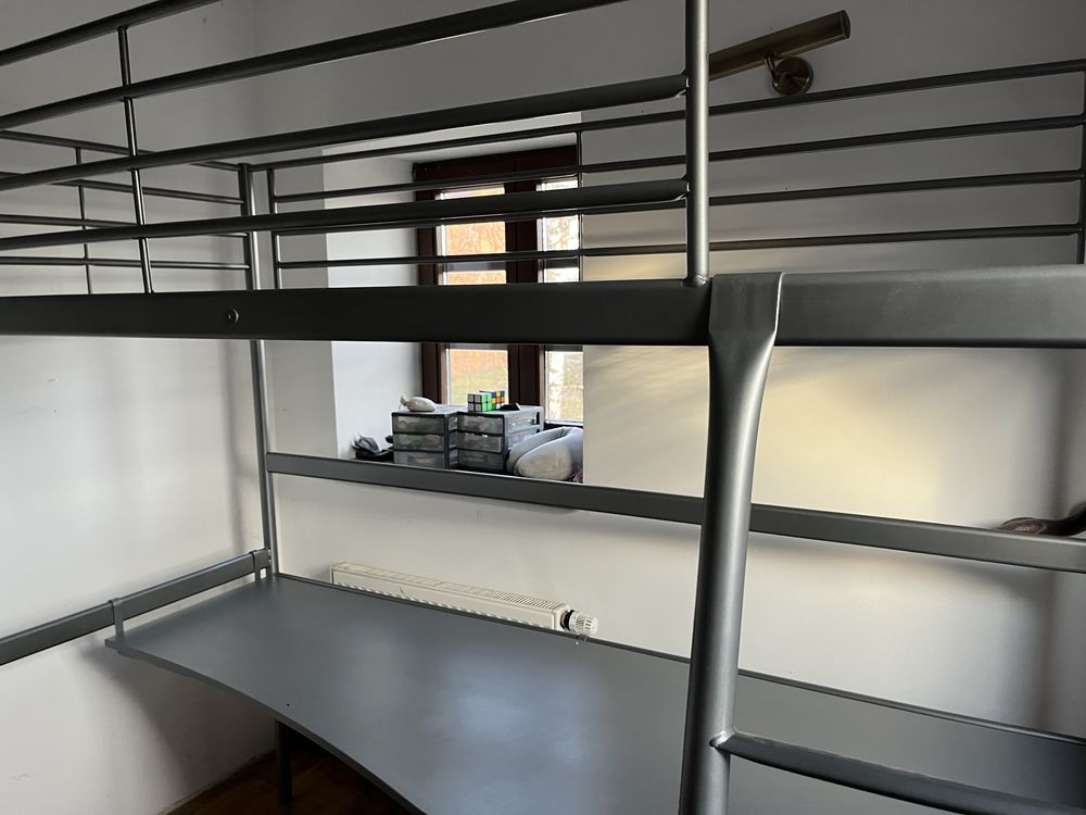 Ikea biurko z łóżkiem piętrowym