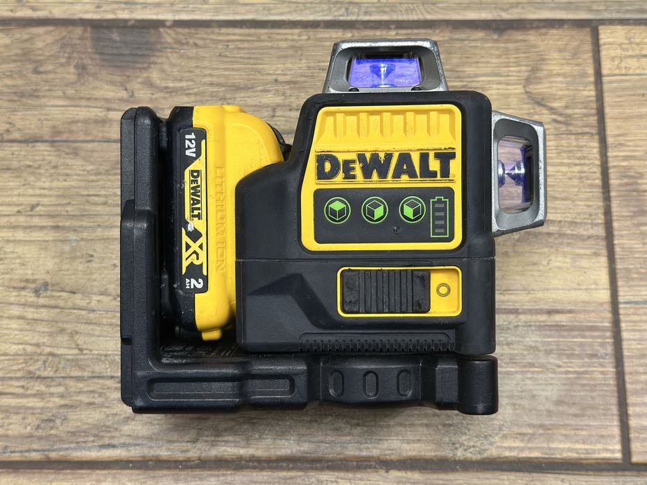 Laser samopoziomujący 360° DeWalt DCE089G | bateria 2Ah 12V | DCB1102