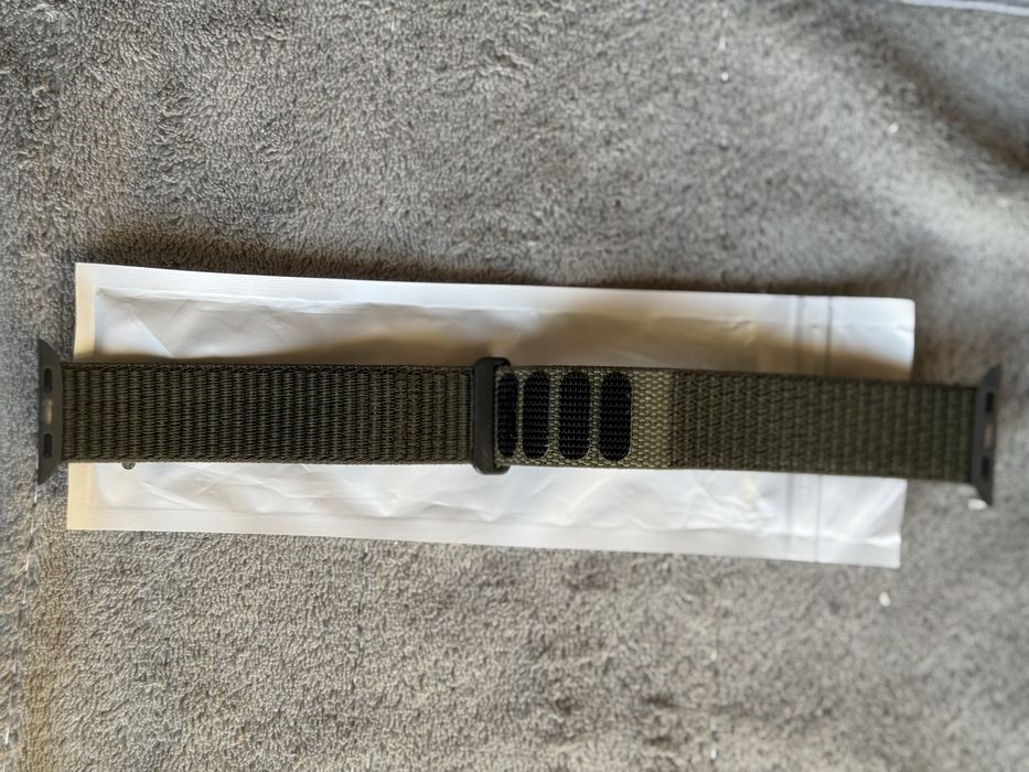 Bracelete Apple Watch S10 42mm verde militar