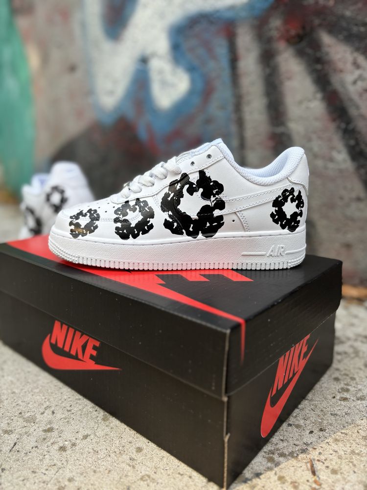 Жвночі кросівки Nike Air Force Low Valentines Day low denim