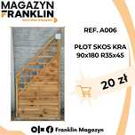 Płot skos 90x180 | Kratka ogrodzeniowa | Ogrodzenie | Panel | Outlet