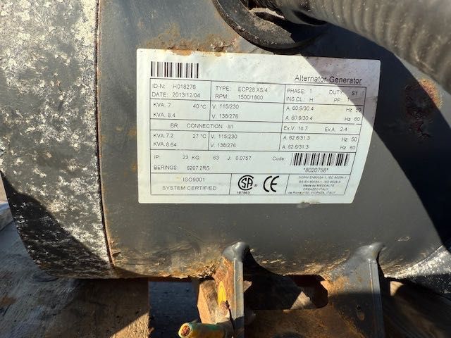generator do agregatu 7.2 kva jcb