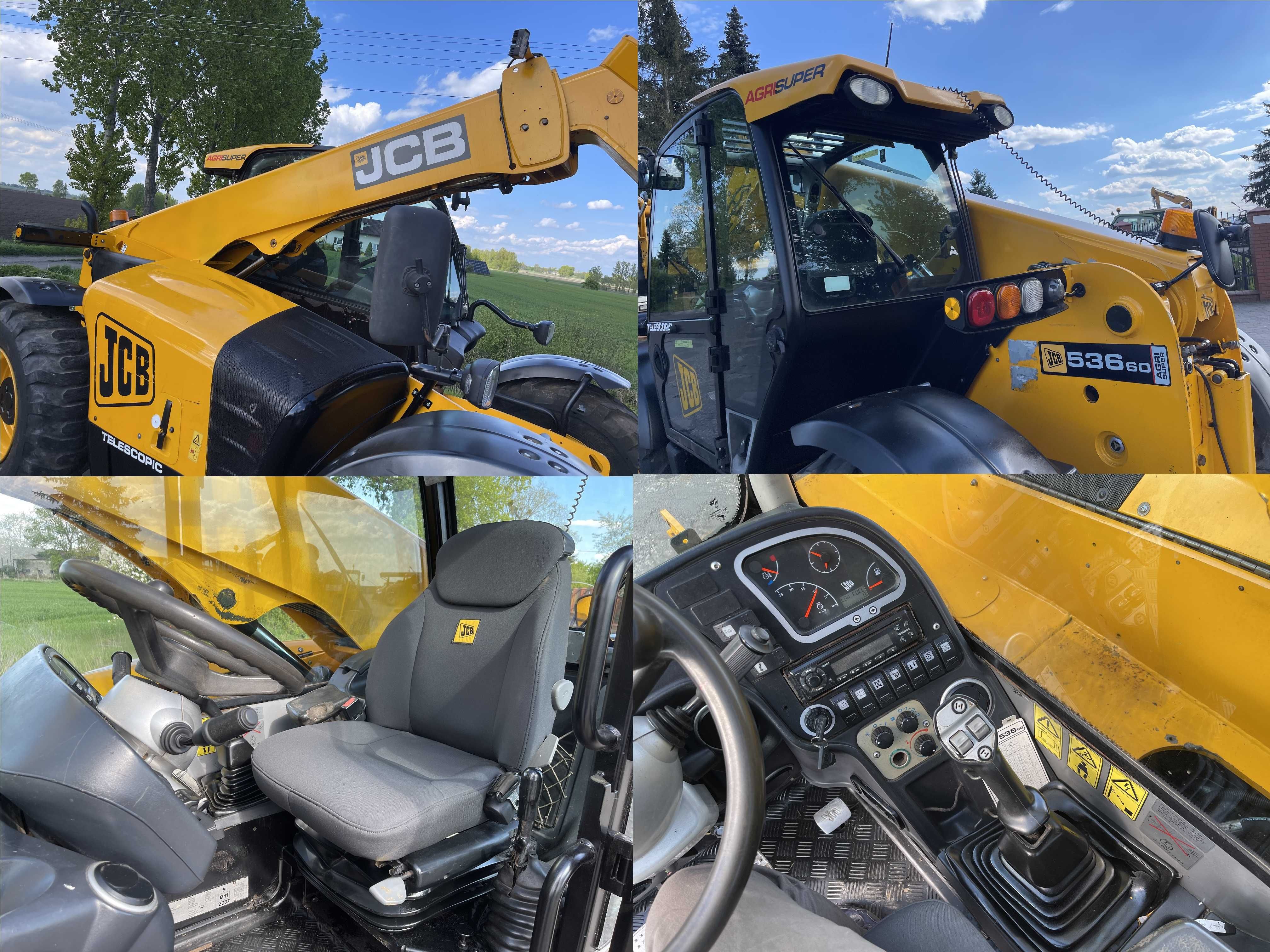 Ładowarka teleskopowa Jcb 536-60 AGRI SUPER*2009 ROK*Bardzo ładna!