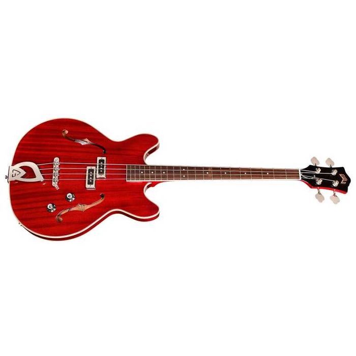 Guild Starfire I Bass (Cherry Red) – Gitara basowa typu Semi-Hollow