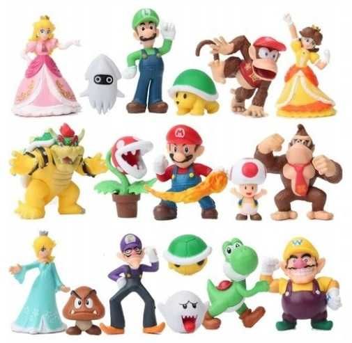 Super Mario Figurki Premium 18 sztuk Wersja II