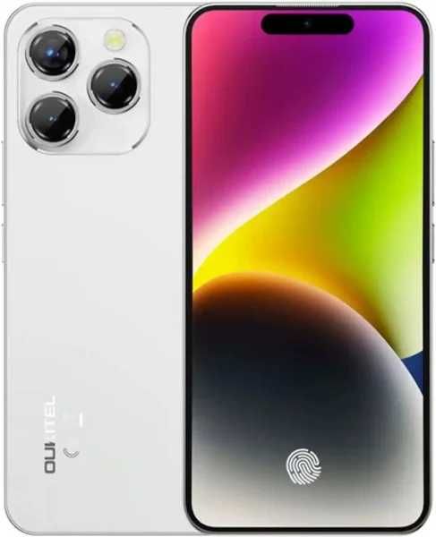 Смартфон Oukitel P1 Purple 8/256Gb AMOLED NFC 5150mAh + чехол стекло