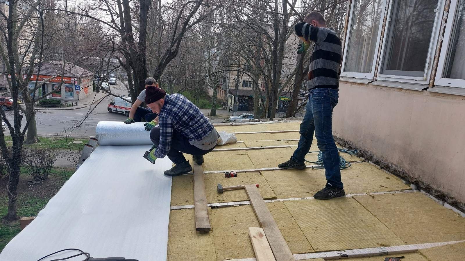Ремонт Балконов-крыш,Пайка еврорубероидом, Балконы под ключ, Сварка