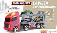 Laweta Z Samochodami 4-pak, Dumel