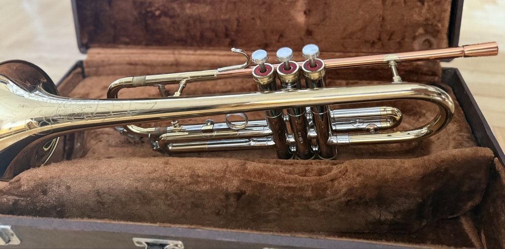 Trąbka Conn Victor 6B -1966 Big bell, coprion leadpipe, warranty card.