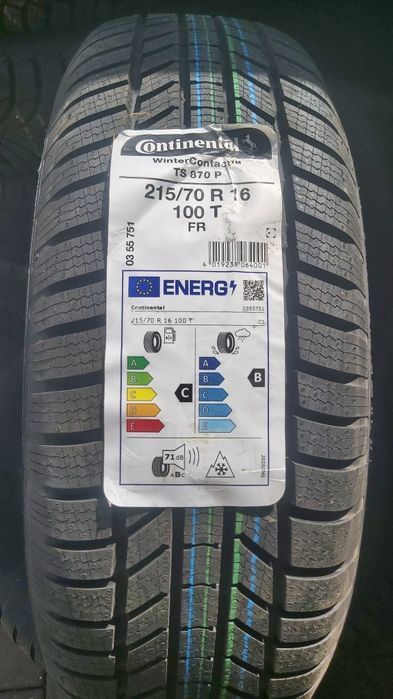 Nowe Continental TS870P  215/70R16  Zimowe