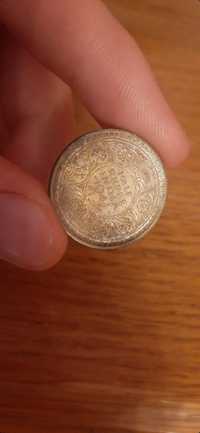 Indie Brytyjskie 1/2 rupii srebro 0 500