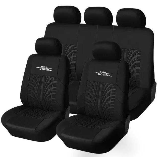 Універсальні Чохли на сидіння в авто чорного кольору