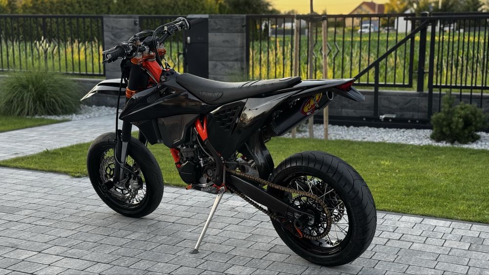 KTM EXC450 supermoto fmf carbony hb