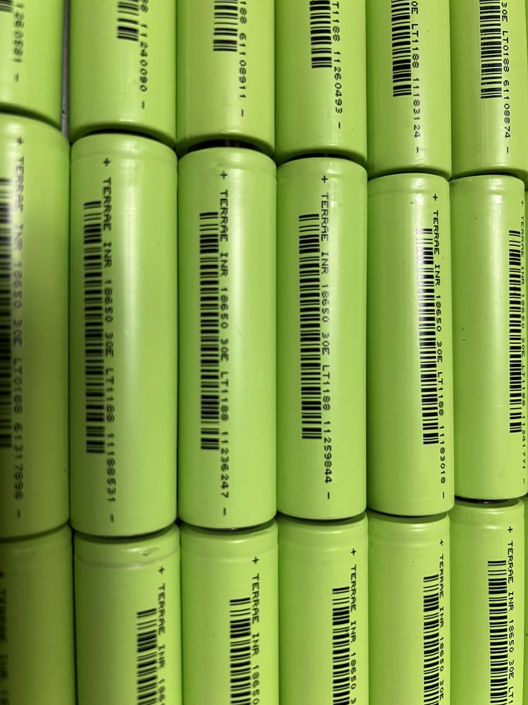 Акумулятори 18650 Terrae 30E 3100-3200mah нові