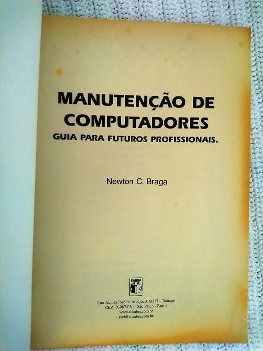 2 livros de Informática e Electrónica de Newton C. Braga