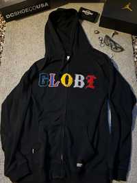 globe zip hoodie