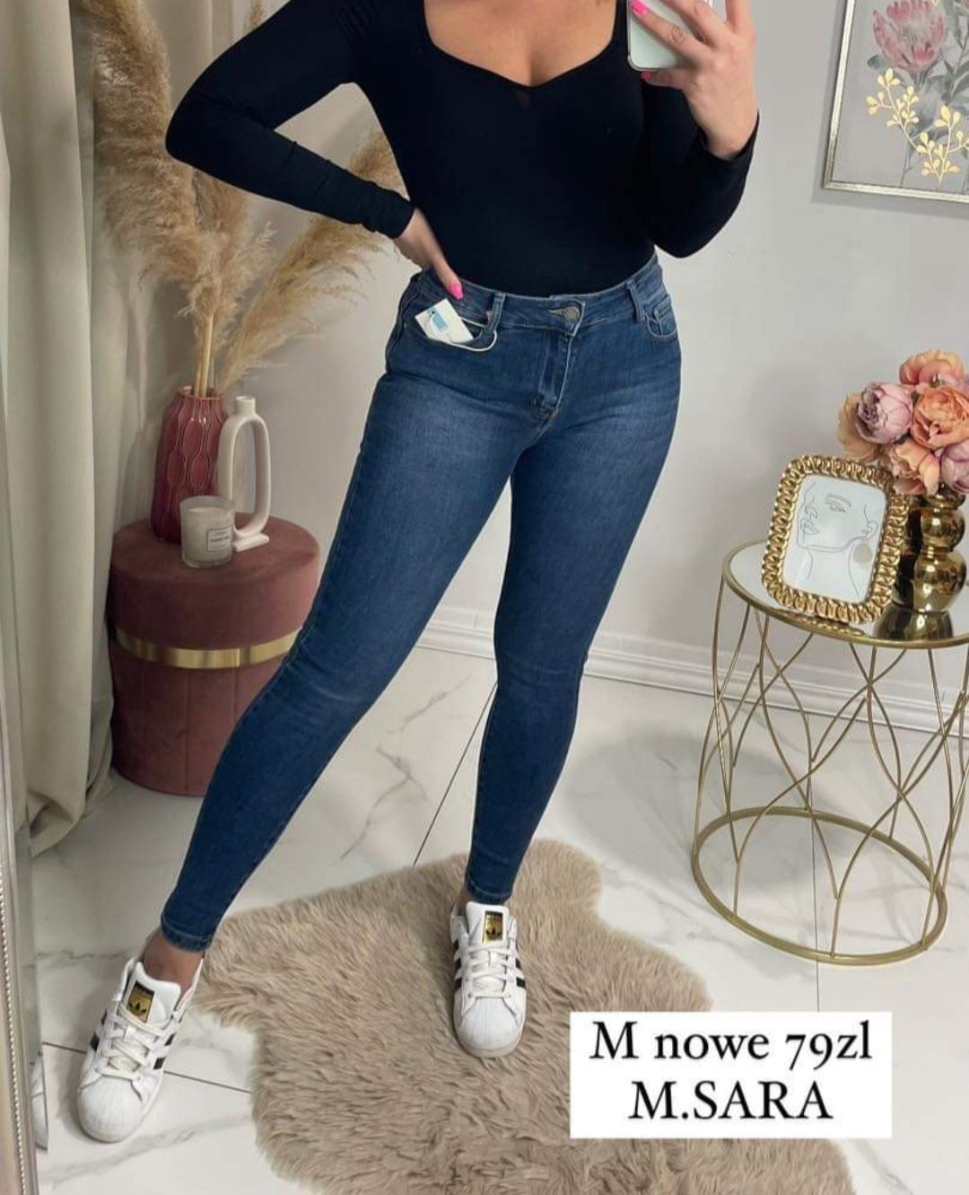 Nowe jeansy push up 36-38 S-M 28