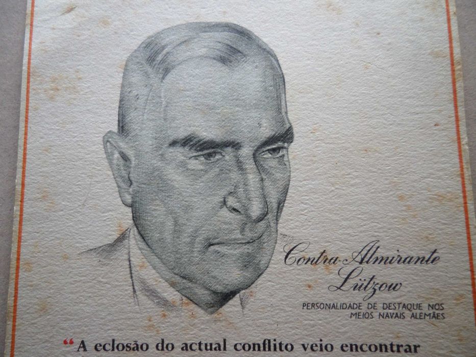 Postal antigo 'Contra Almirante Lutzow''