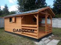 Domek drewniany ogrodowy KINGA 18M2 letniskowy domki z montażem