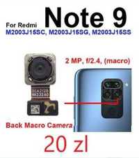 tył kamera, do Xiaomi Redmi Note 9