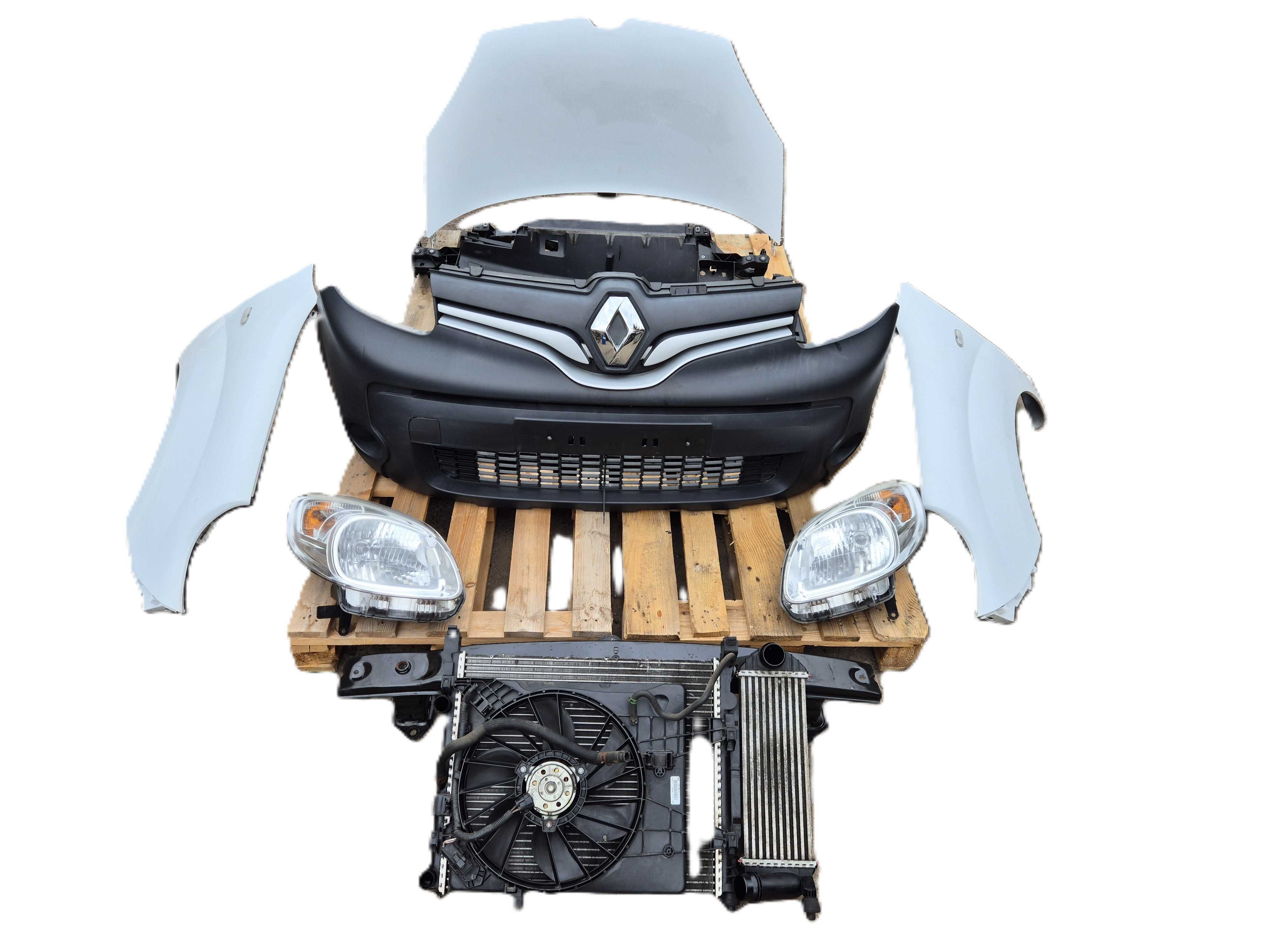 Renault Kangoo II LIFT 14r - Kompletny Przód Zderzak Lampy Pas Maska